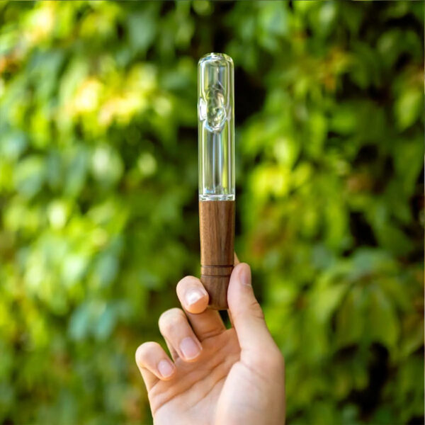 Marley Natural Glass & Walnut Steamroller - Image 5