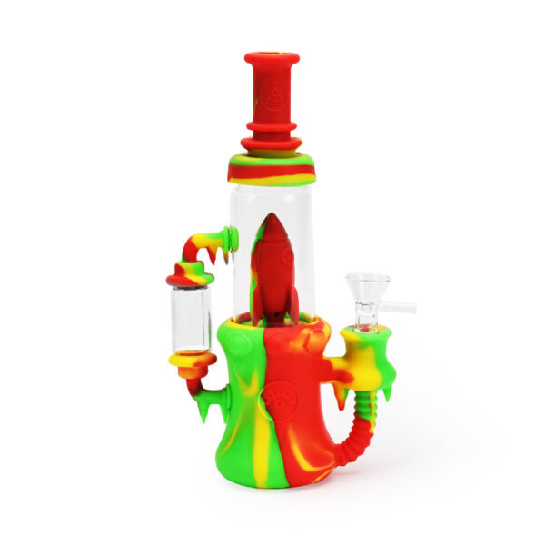 Ritual – 8.5” Silicone Rocket Recycler – Rasta