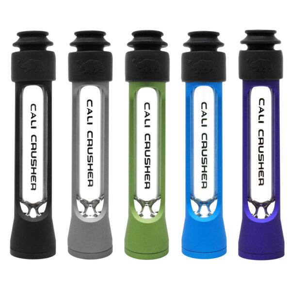 Cali Crusher Traveler Glass Chillum – 4.75″ / Colors Vary