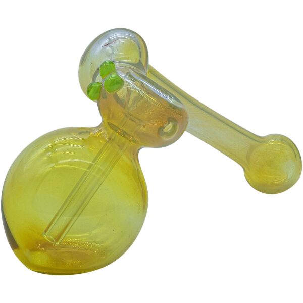 LA Pipes “Silver Sidecar” Fumed Hammer Sidecar Pipe (Various Colors) - Image 6