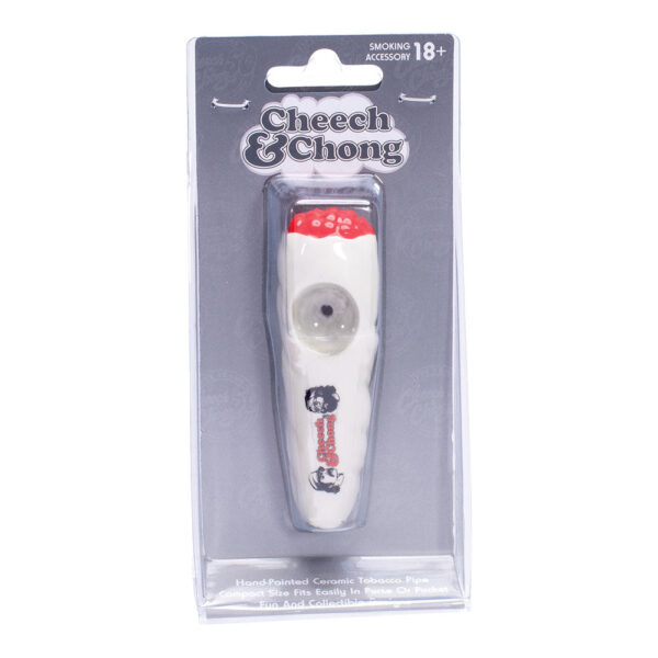Cheech & Chong Wacky Bowlz Joint Ceramic Pipe – 4″ - Image 5