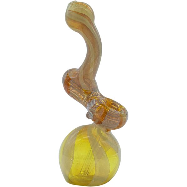 LA Pipes “Rake Bubb” Fumed Sherlock Bubbler Pipe (Various Colors) - Image 9