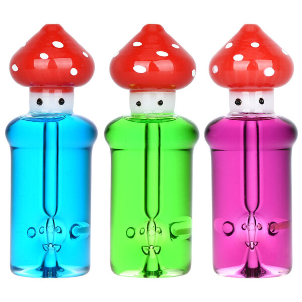 Peeking Shroom Hand Pipe – 4.75″ / Colors Vary