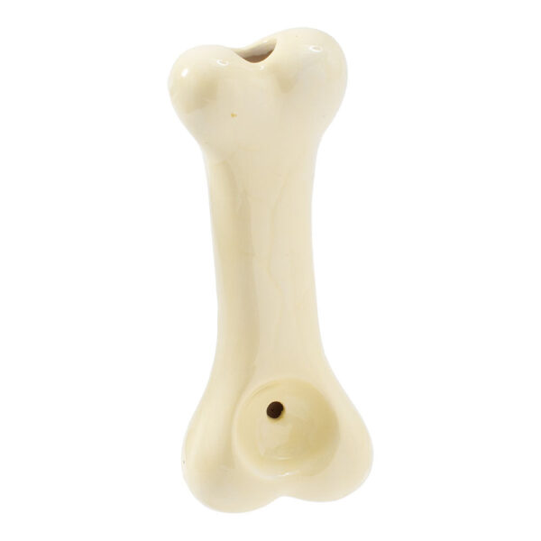 Wacky Bowlz Dog Bone Ceramic Hand Pipe – 3.75″