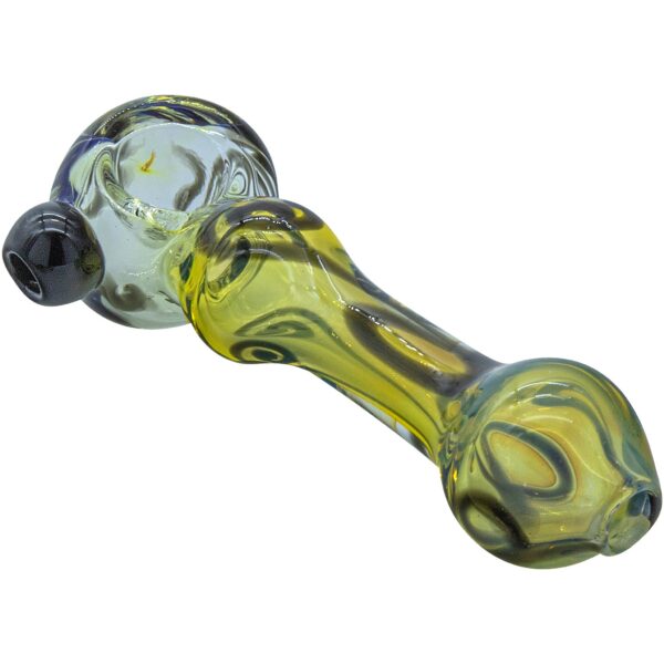 LA Pipes “Painted Warrior Spoon” Glass Pipe - Image 9
