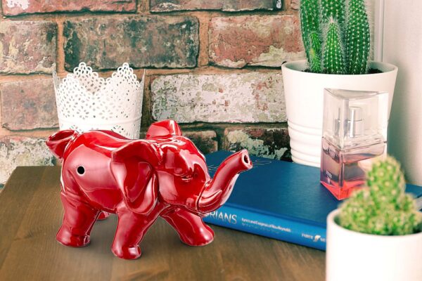 elephant novelty  pipe – red color - Image 3