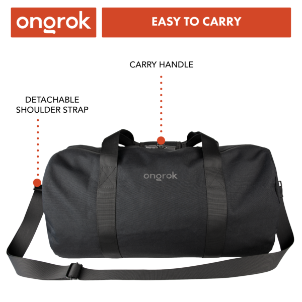 Ongrok Carbon-lined Smell proof Duffle Bag - Image 5