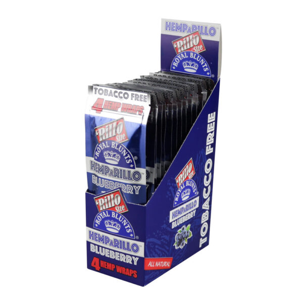15PC DISP – Royal Blunts Hemparillo Hemp Wraps