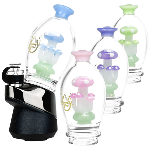 Pulsar Shroom Cluster Bubbler Attachment for Puffco Peak Pro-5.25″/Colors Vary