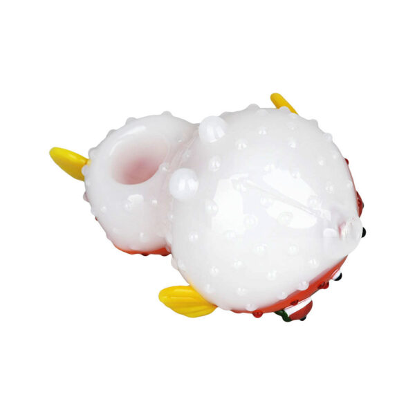 Puff Puff Puffer Fish Hand Pipe – 4.75″ / Colors Vary - Image 3
