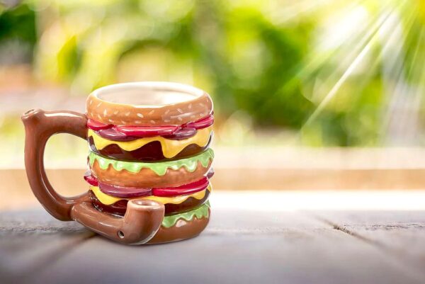 Cheeseburger pipe mug from gifts by Fashioncraft® - Image 3