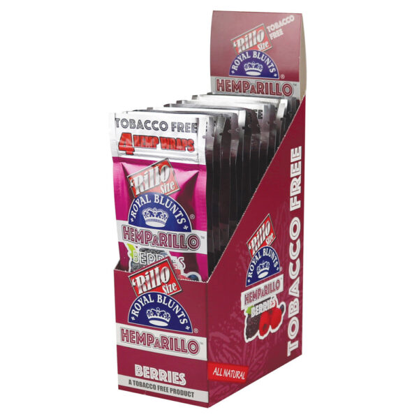 15PC DISP – Royal Blunts Hemparillo Hemp Wraps - Image 2