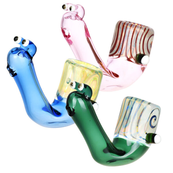 Sassy Snail Hand Pipe – 3.5″ / Colors Vary