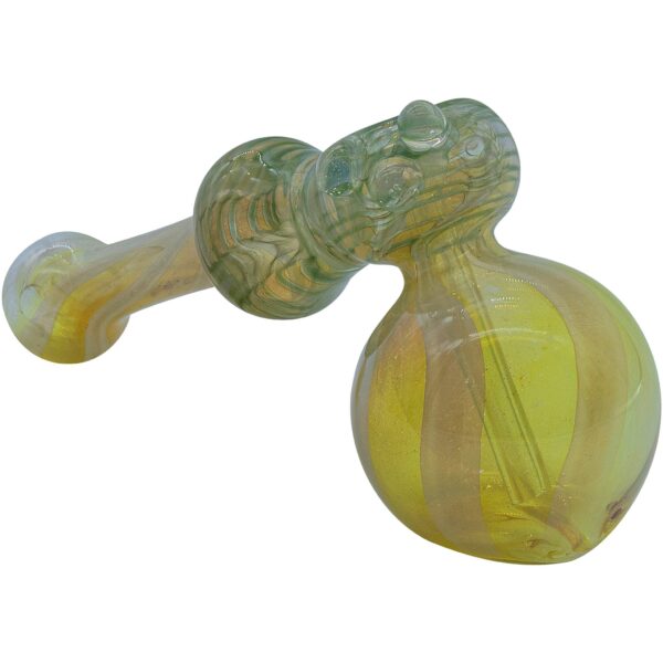 LA Pipes “Raked Hammer” Fumed Hammer Bubbler Pipe (Various Colors) - Image 9