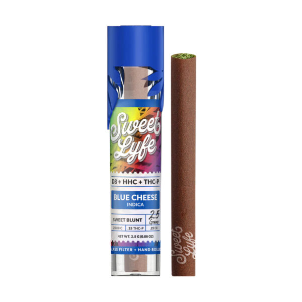 Sweet Blunt D8, HHC, THC-P – Blue Cheese (Indica)
