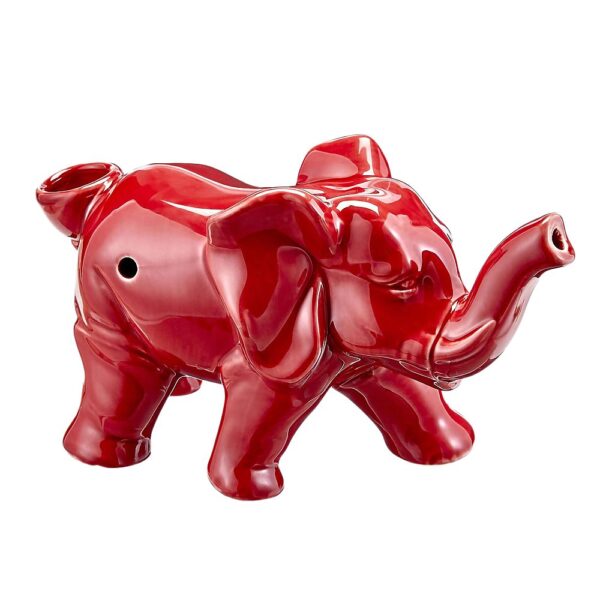 elephant novelty  pipe – red color - Image 5