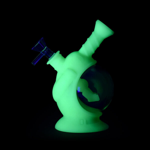 Ritual – 7.5” Silicone Astro Bubbler – UV Titanium White - Image 3