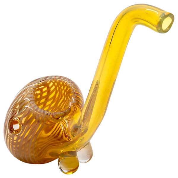 LA Pipes “Flaco” Skinny Glass Sherlock Pipe - Image 6