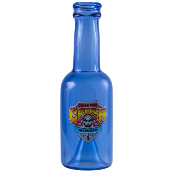 Crush Vibrant Borosilicate Glass Bottle Chillums – 4″ Hand Pipes in Rainbow Colors - Image 3