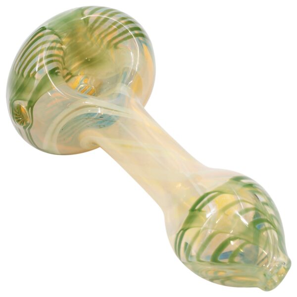 LA Pipes Twisty Cane Spoon Glass Pipe (Various Colors) - Image 5