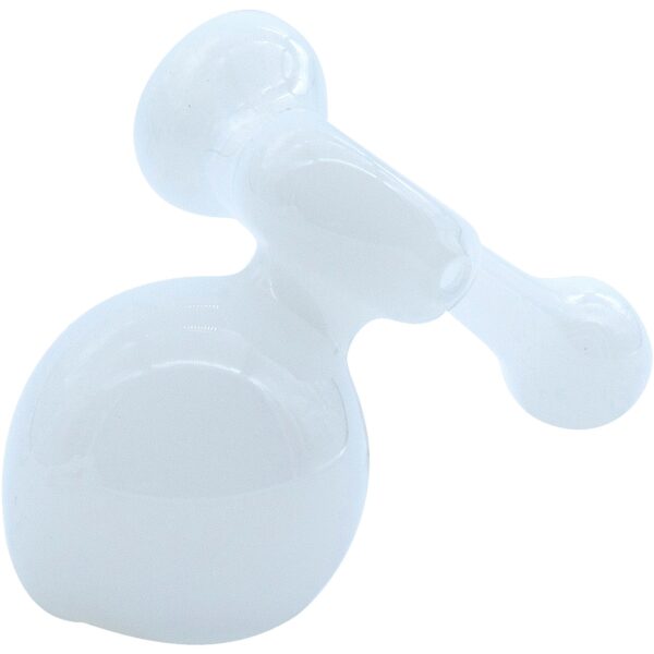LA Pipes “Ivory Sidecar” Glass Sidecar Bubbler Pipe - Image 3