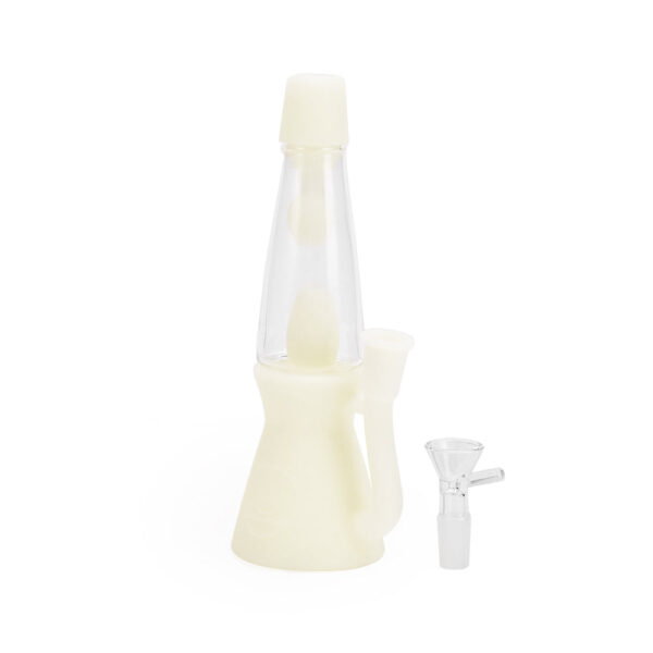 Ritual – 7.5” Silicone Lava Lamp – UV Titanium White - Image 3