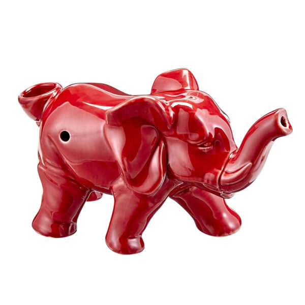 elephant novelty  pipe – red color