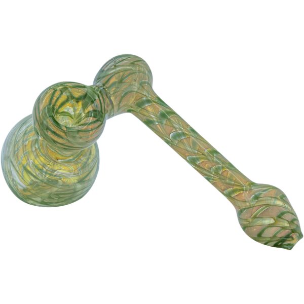 LA Pipes “Colored Sidecar” Fumed Sidecar Bubbler Pipe (Various Colors) - Image 8