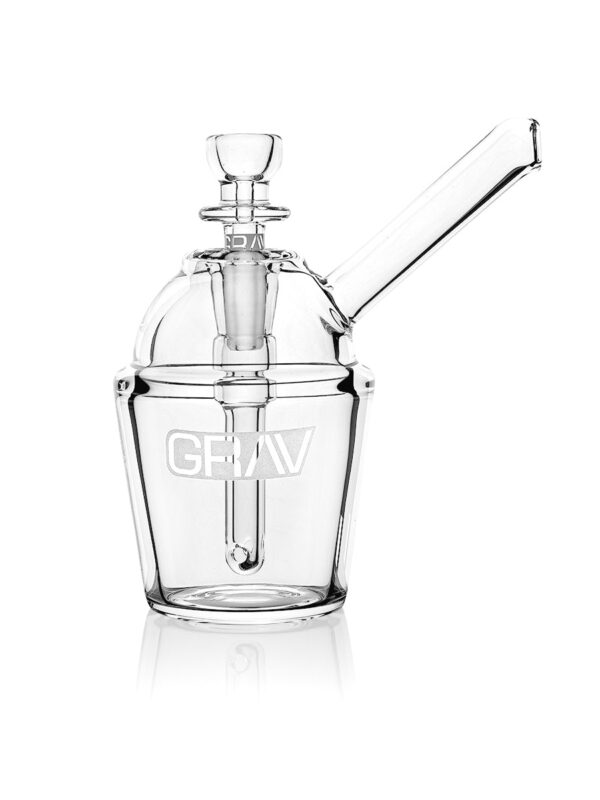 GRAV® Slush Cup Pocket Bubbler – Clear - Image 2
