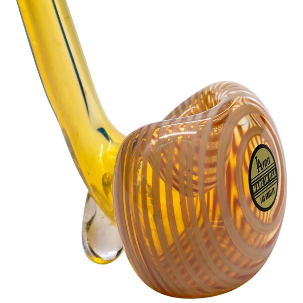 LA Pipes “Flaco” Skinny Glass Sherlock Pipe - Image 9