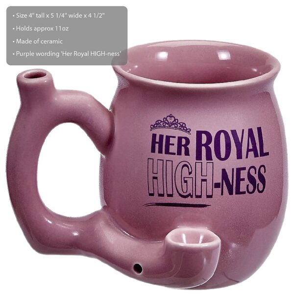 Her royal high-ness small pink mug - Image 2