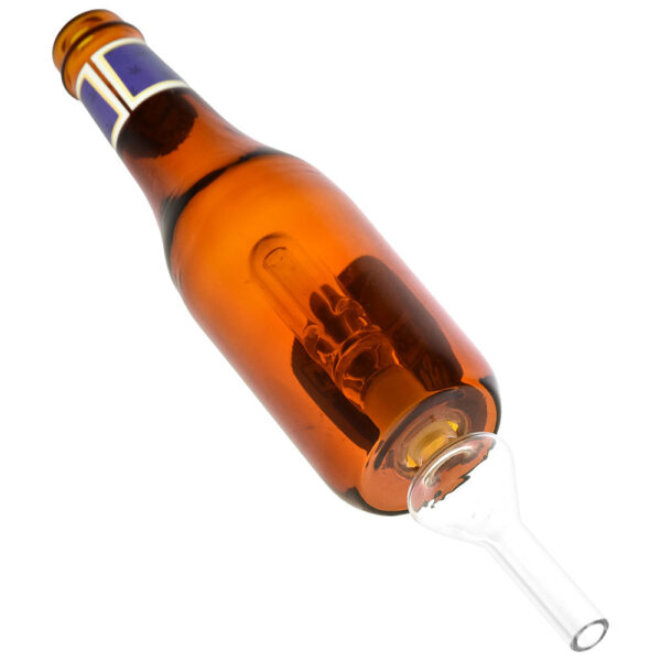 Dabtized Beer Burner Bubbler Dab Straw – 7.75″ / 10mm F / Designs Vary - Image 3