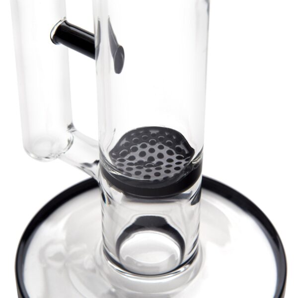 GRAV 12in Flare Water Pipe w/ Honey Comb Disc – Black - Image 4