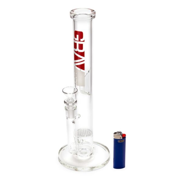 GRAV 12in Flare Water Pipe w/ Honey Comb Disc - Image 2