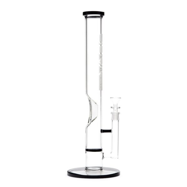 GRAV 16in Flare Water Pipe w/ Honey Comb Disc – Black