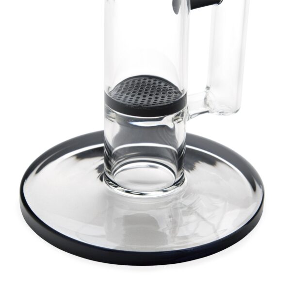 GRAV 16in Flare Water Pipe w/ Honey Comb Disc – Black - Image 4