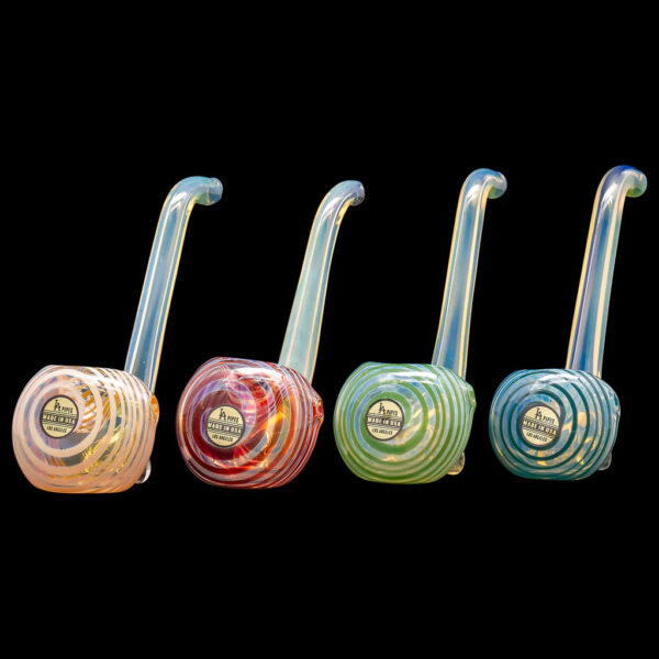 LA Pipes “Flaco” Skinny Glass Sherlock Pipe - Image 13