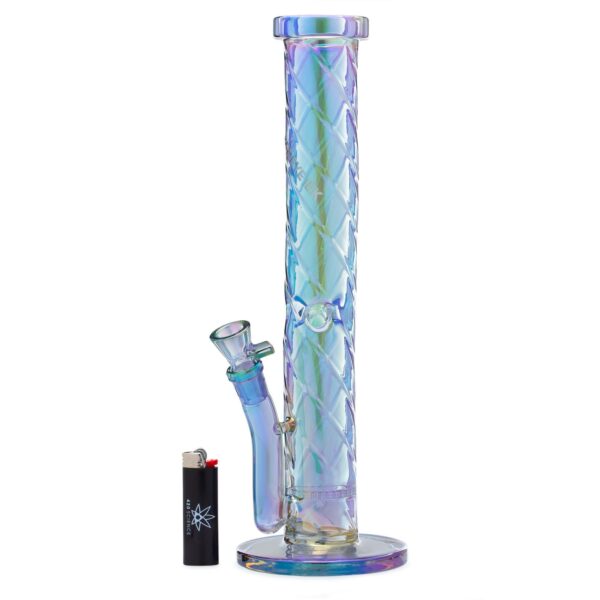 Red Eye Tek 15in Twist Straight Tube Bong - Image 2