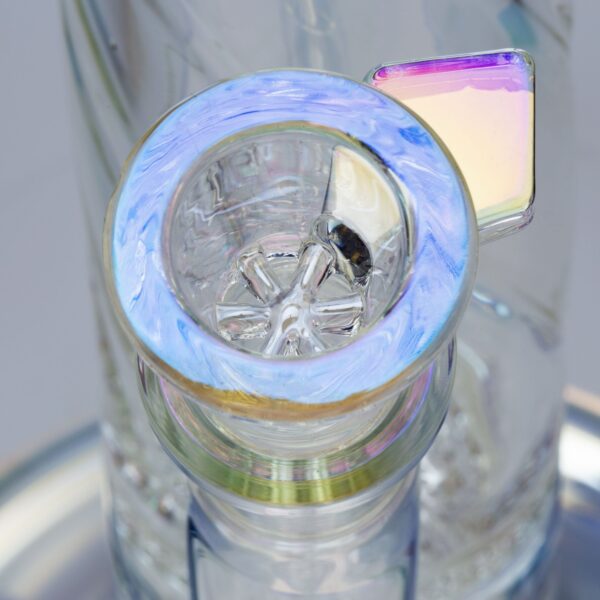 Red Eye Tek 15in Twist Straight Tube Bong - Image 4