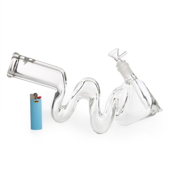 Solid Glass 14in Couch Potato Bong - Image 2