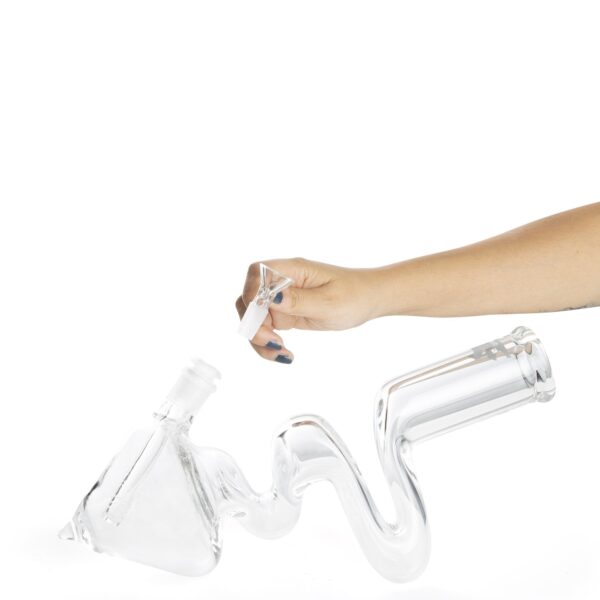 Solid Glass 14in Couch Potato Bong - Image 3