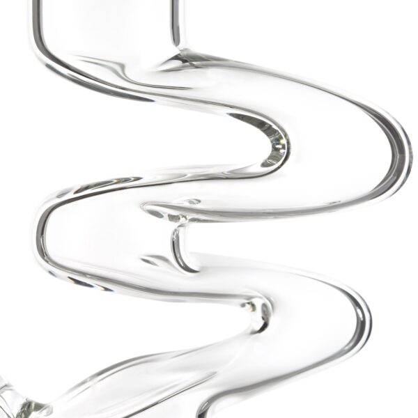 Solid Glass 14in Stand Up Sit Down Bong - Image 4