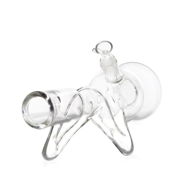 Solid Glass 14in Stand Up Sit Down Bong - Image 6