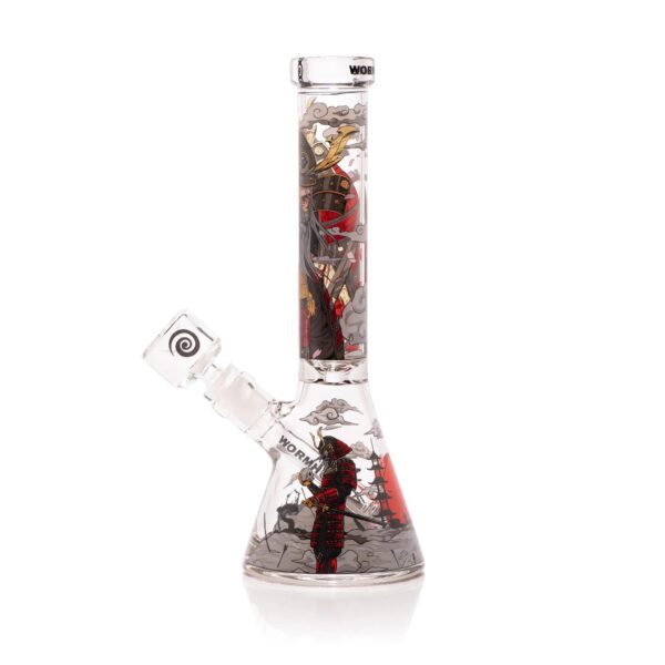Wormhole Glass 11″ Shogun Beaker Bong – Clear - Image 2