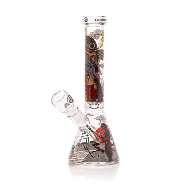 Wormhole Glass 11″ Shogun Beaker Bong – Clear