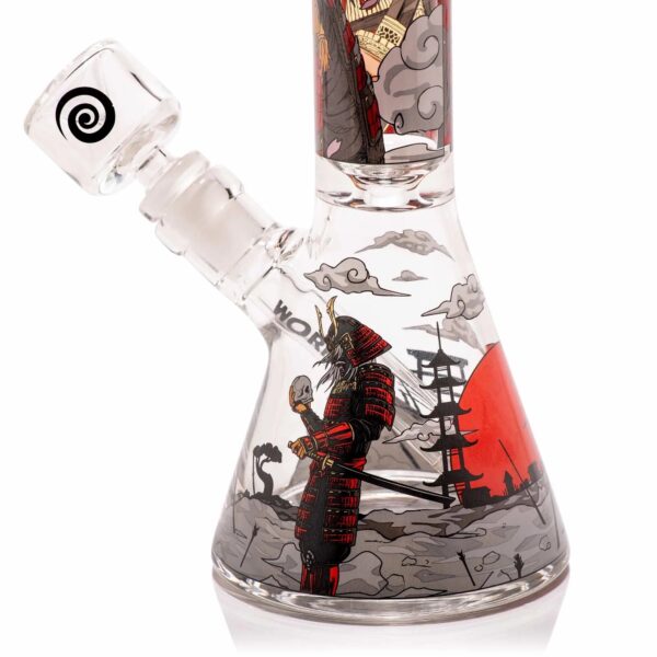 Wormhole Glass 11″ Shogun Beaker Bong – Clear - Image 5