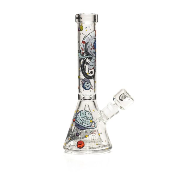 Wormhole Glass 11″ Spaghettification Beaker Bong w/ Colins Perc - Image 9