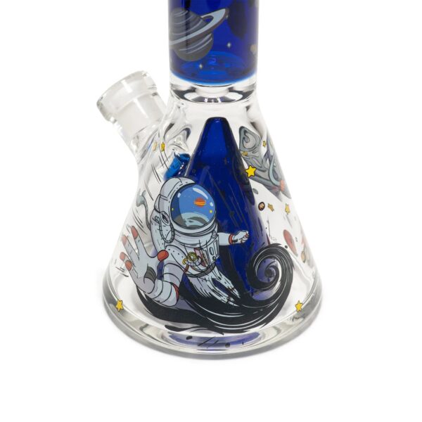 Wormhole Glass 11″ Spaghettification Beaker Bong w/ Colins Perc - Image 5
