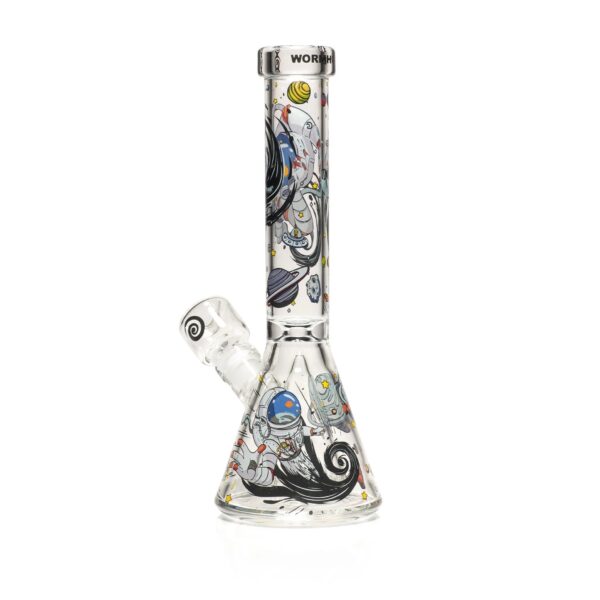 Wormhole Glass 11″ Spaghettification Beaker Bong w/ Colins Perc - Image 6