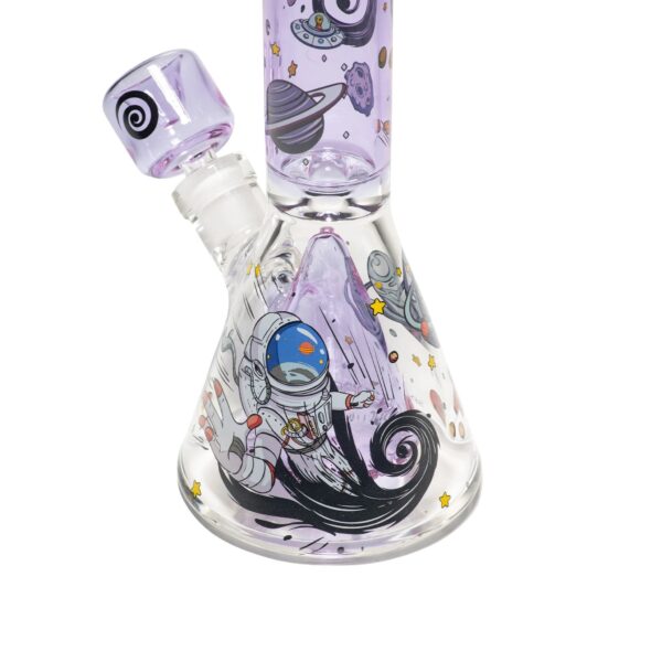 Wormhole Glass 11″ Spaghettification Beaker Bong w/ Colins Perc - Image 15